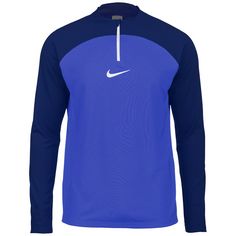 Nike Academy Pro Langarmshirt Herren blau / schwarz