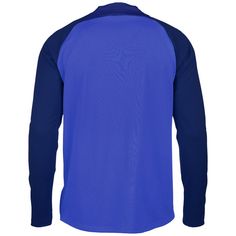 Rückansicht von Nike Academy Pro Langarmshirt Herren blau / schwarz