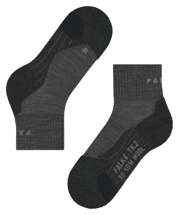 Falke Falke TK2 Explore Wool Short Socken Damen - smog (3150) - 3 | SportScheck