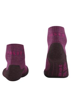 Rückansicht von Falke Socken Laufsocken Damen burgundy (8593)