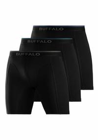 Buffalo Langer Boxer Unterhose Herren - schwarz