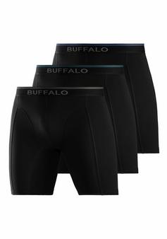 Buffalo Langer Boxer Boxershorts Herren schwarz