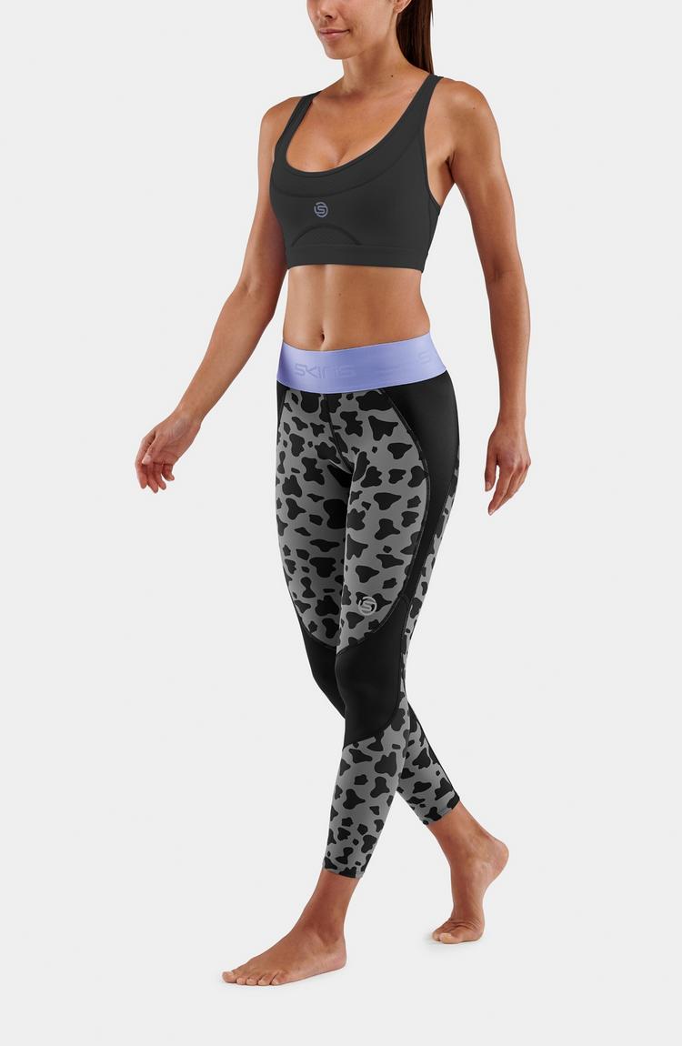 Skins Skins S3 Long Tights Tights Damen - Animal Black - 1 | SportScheck