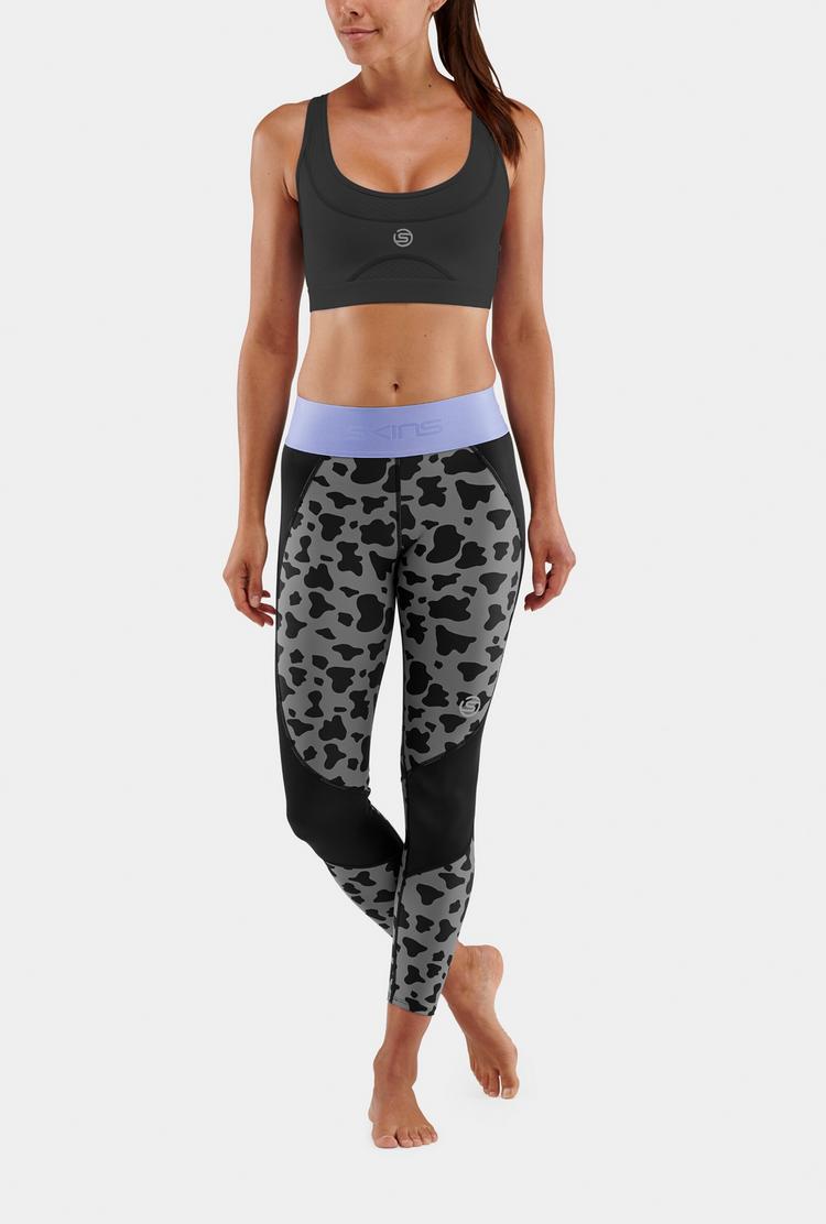 Skins Skins S3 Long Tights Tights Damen - Animal Black - 2 | SportScheck