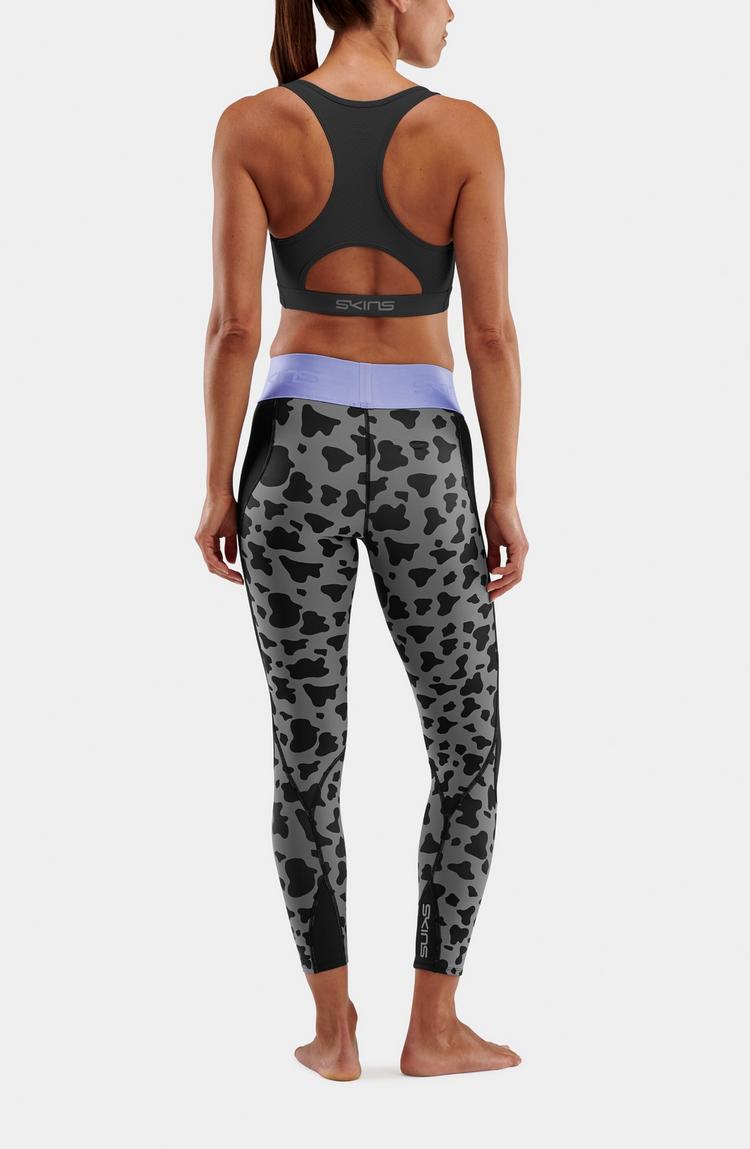 Skins Skins S3 Long Tights Tights Damen - Animal Black - 4 | SportScheck