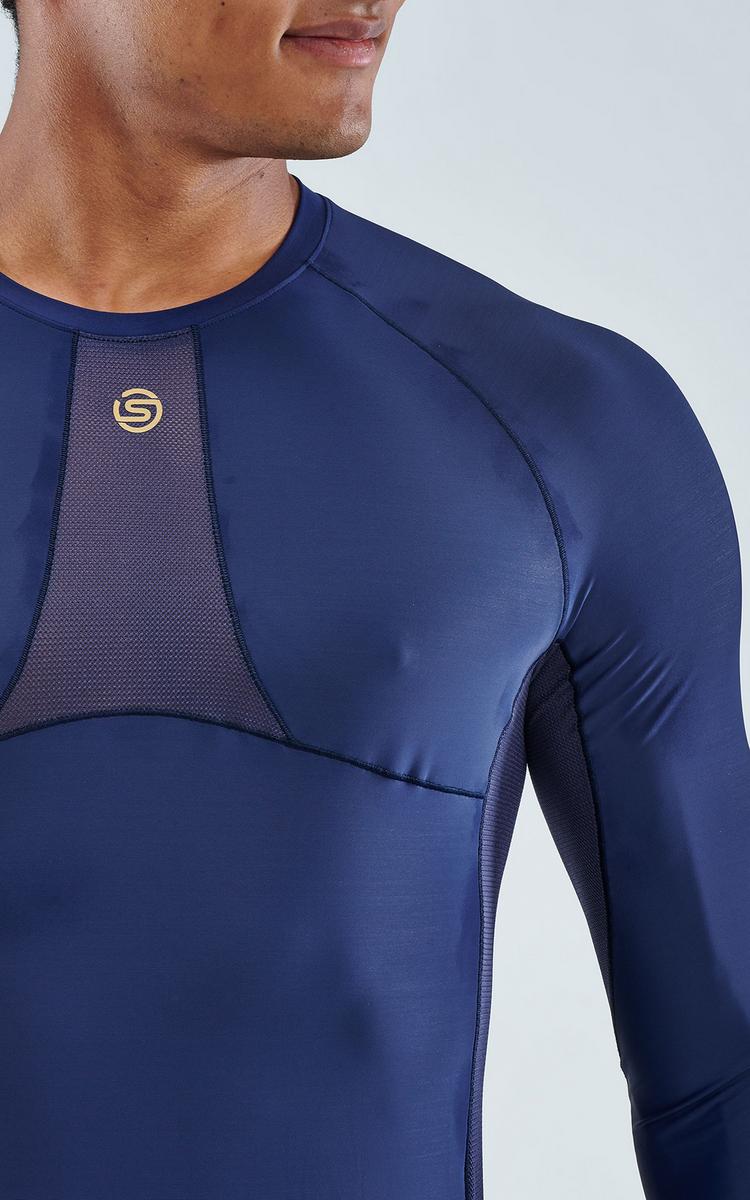 Skins Skins S5 Longsleeve Funktionsshirt Herren - navy blue - 1 | SportScheck