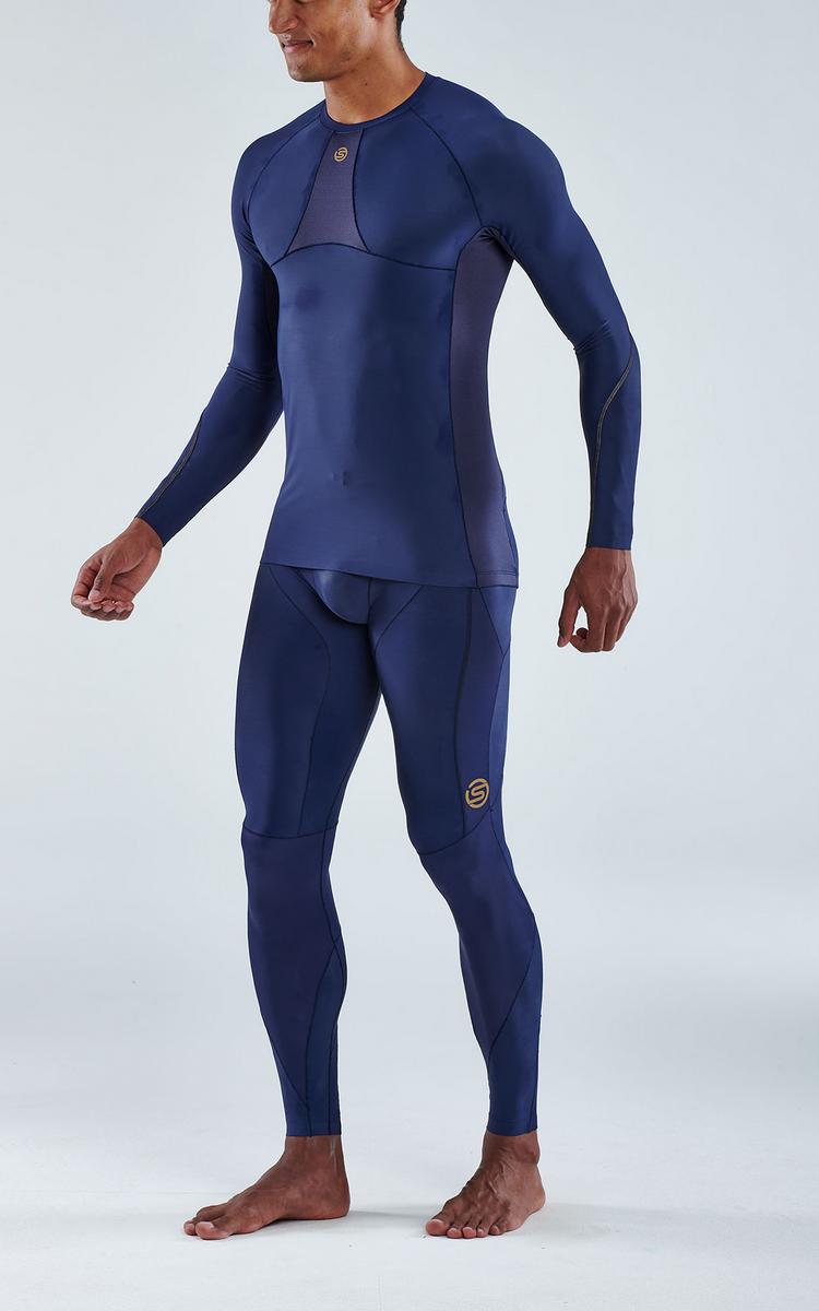 Skins Skins S5 Longsleeve Funktionsshirt Herren - navy blue - 2 | SportScheck