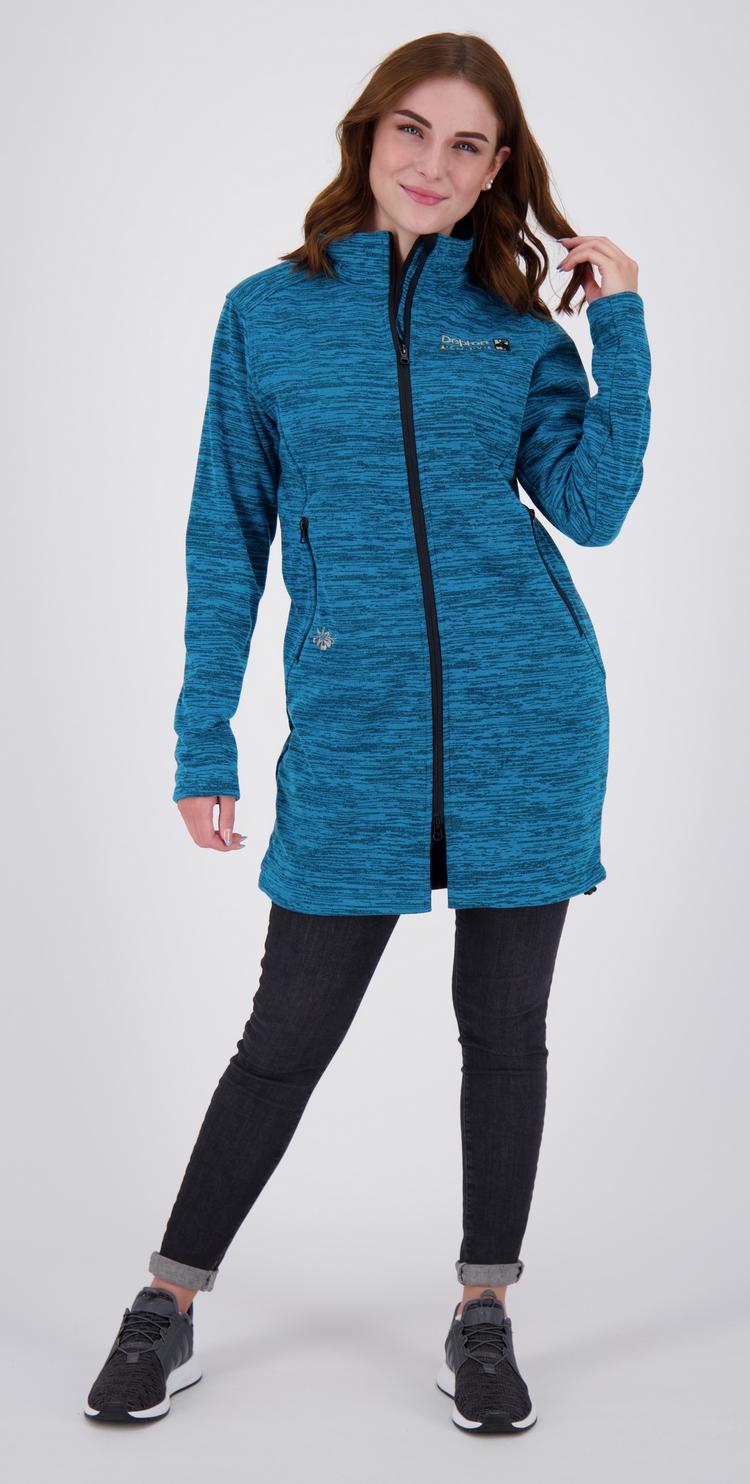DEPROC active DEPROC active ELMSDALE LONG NEW CS Strickfleece Damen - turquoise - 1 | SportScheck