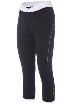 RH+ Pista W Knicker 3/4-Fahrradtights Damen black-white
