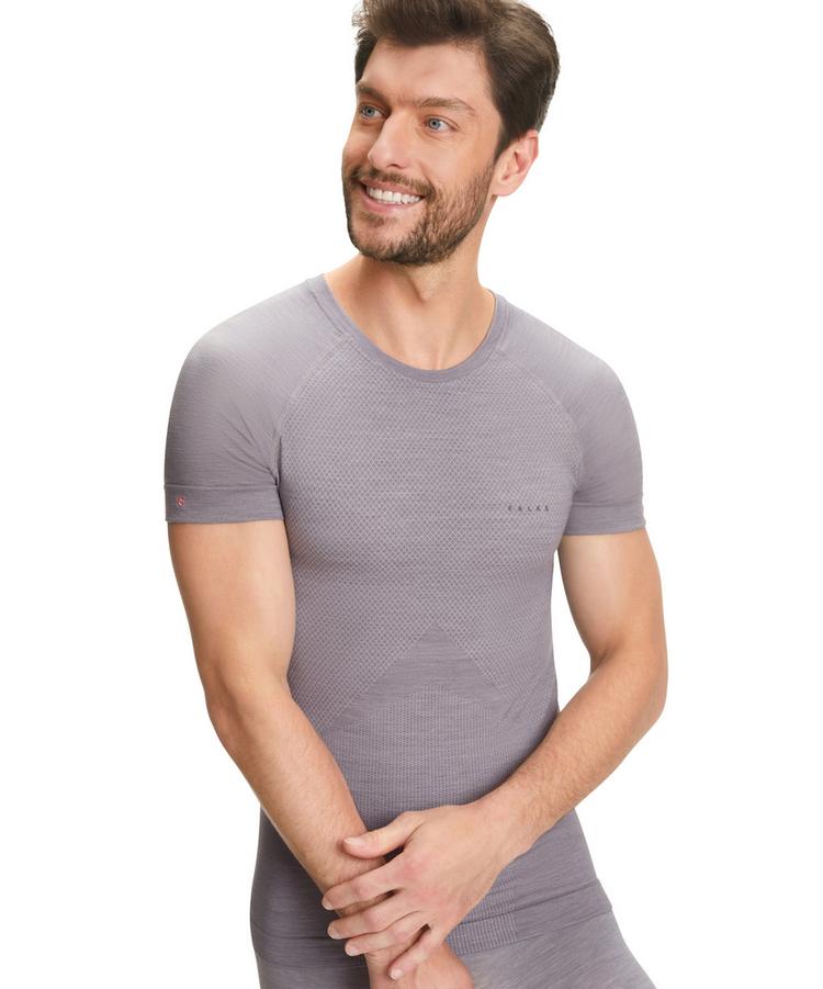 Falke Falke Light Shortsl. Shirt Regular Funktionsshirt Herren - grey-heather (3757) - 6 | SportScheck