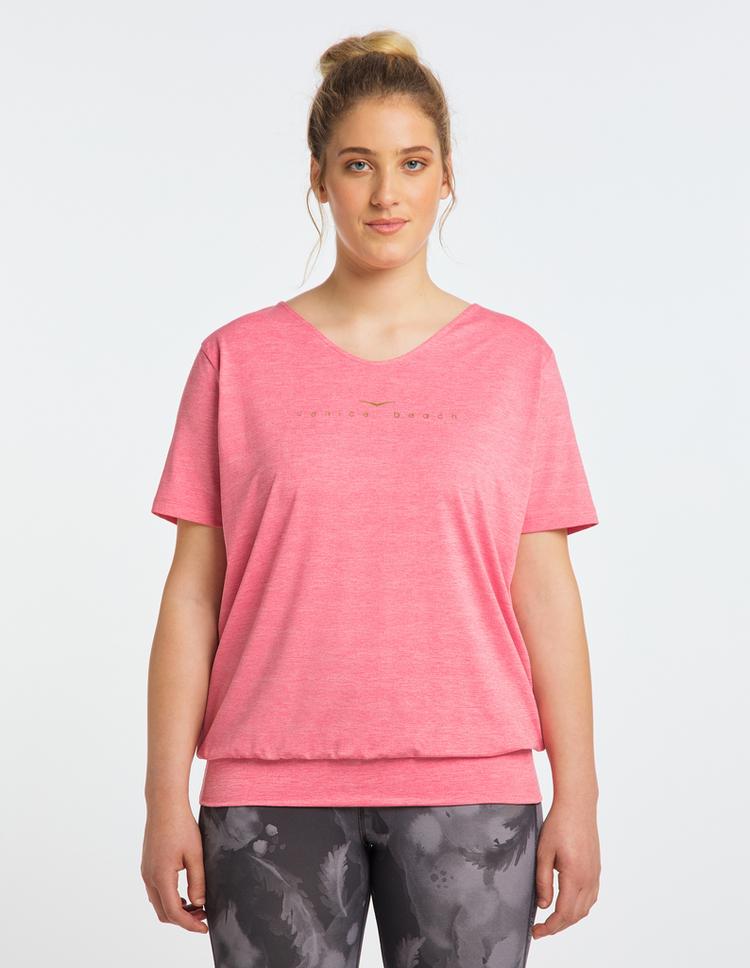 VENICE BEACH VENICE BEACH Curvy Line Sui T-Shirt Damen - cameo rose - 1 | SportScheck