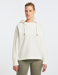 Rückansicht von VENICE BEACH VB Leaf Sweatshirt Damen cloud white