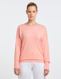 Rückansicht von VENICE BEACH VB Luemi Sweatshirt Damen power peach