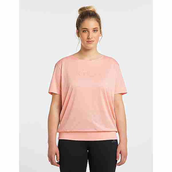 VENICE BEACH Curvy Line Louna T-Shirt Damen power peach