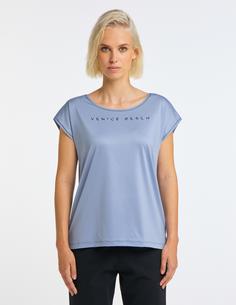 Rückansicht von VENICE BEACH VB Alice T-Shirt Damen delft blue