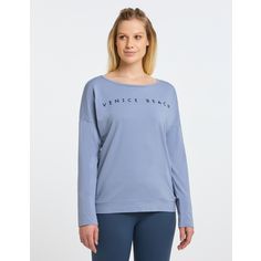 Rückansicht von VENICE BEACH VB Luemi Sweatshirt Damen delft blue