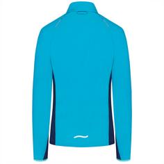 Rückansicht von TAO Running Laufjacke Damen blue green