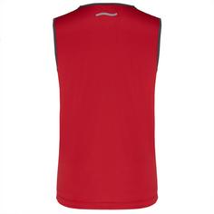 Rückansicht von TAO AFON Laufshirt Herren rubin titanium