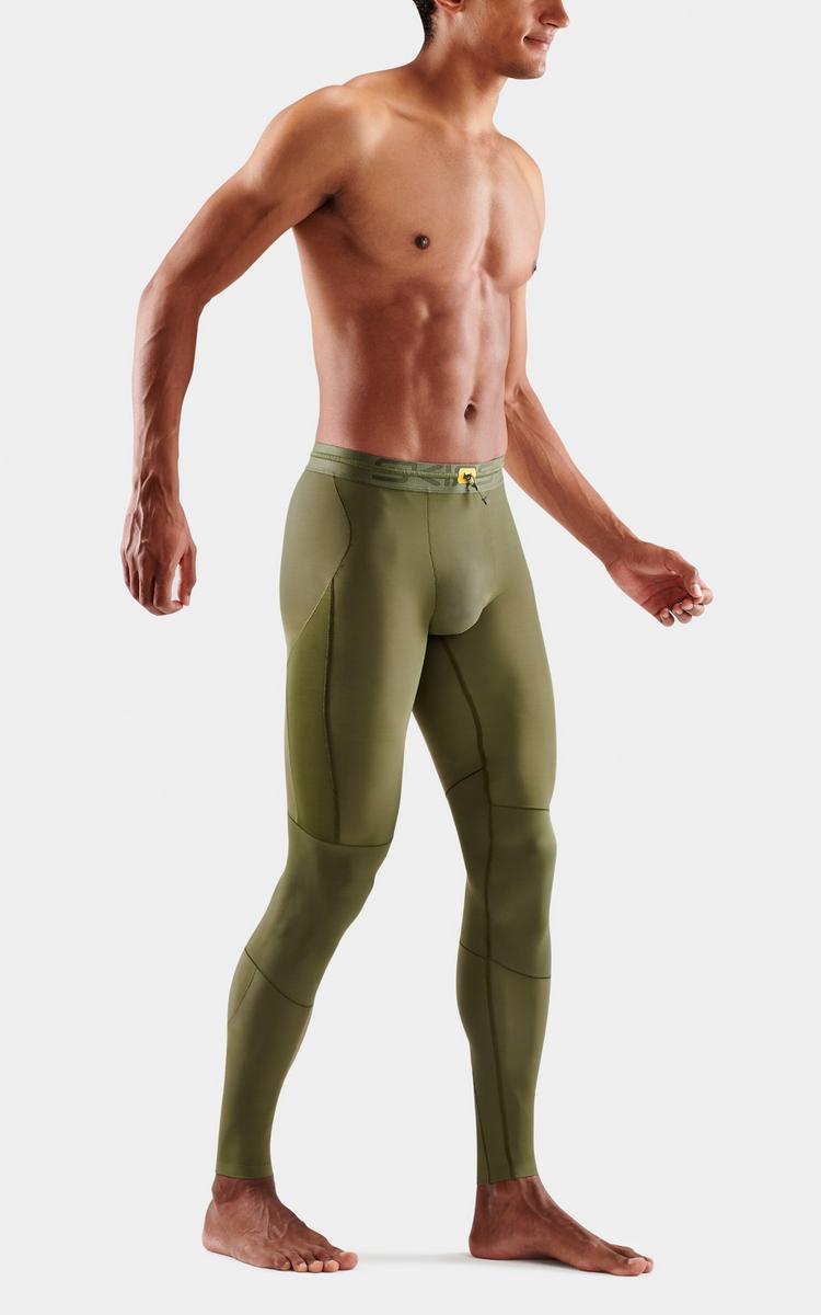 Skins Skins S5 Long Tights Tights Herren - khaki - 2 | SportScheck