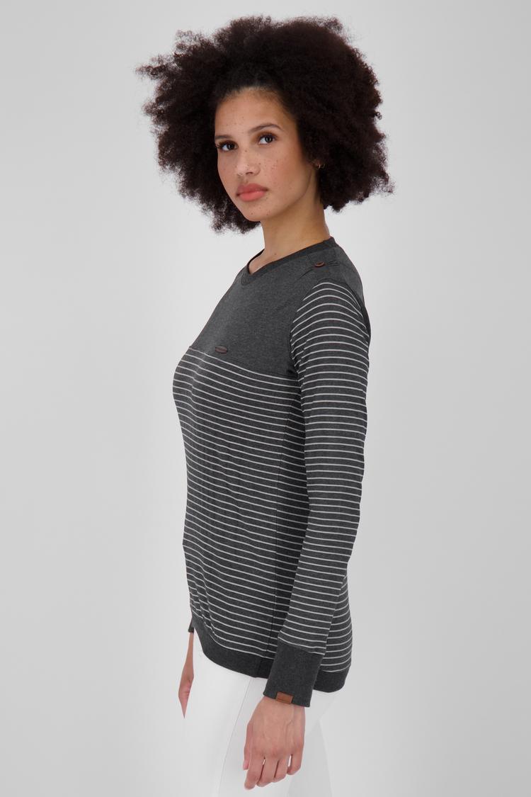 ALIFE AND KICKIN ALIFE AND KICKIN LeonieAK Z Langarmshirt Damen - moonless melange - 1 | SportScheck