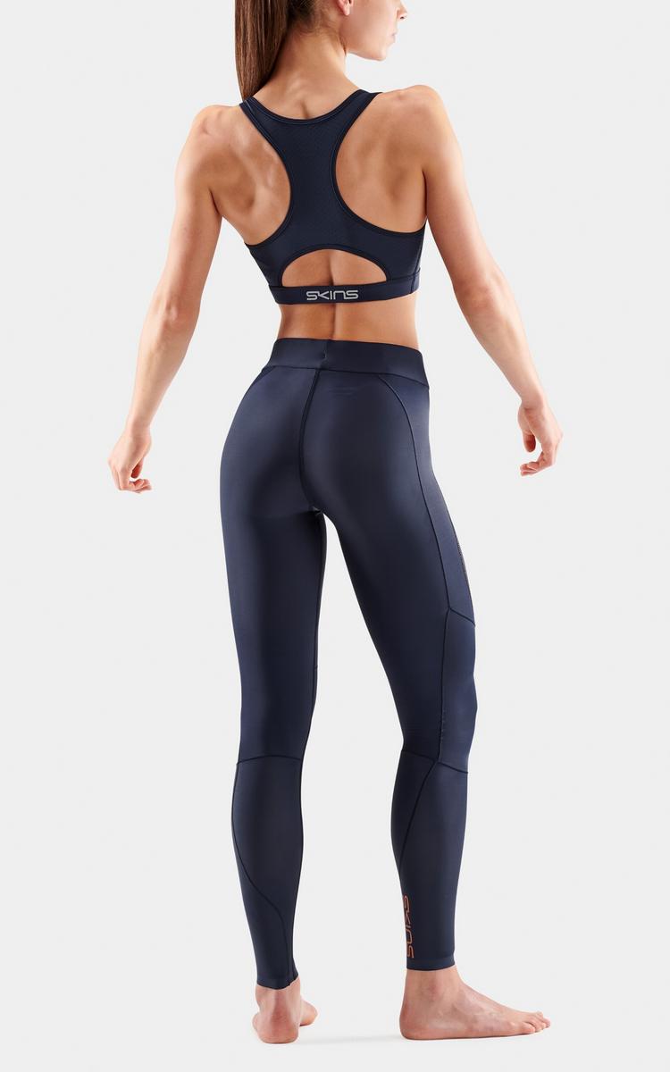 Skins Skins S5 Long Tights Tights Damen - navy blue - 5 | SportScheck