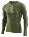 Skins S5 Longsleeve Funktionsshirt Herren - khaki