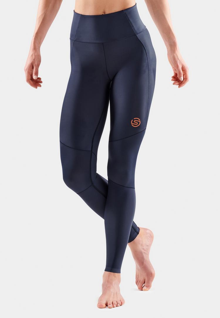 Skins Skins S5 Skyscraper Tights Damen - navy blue - 0 | SportScheck