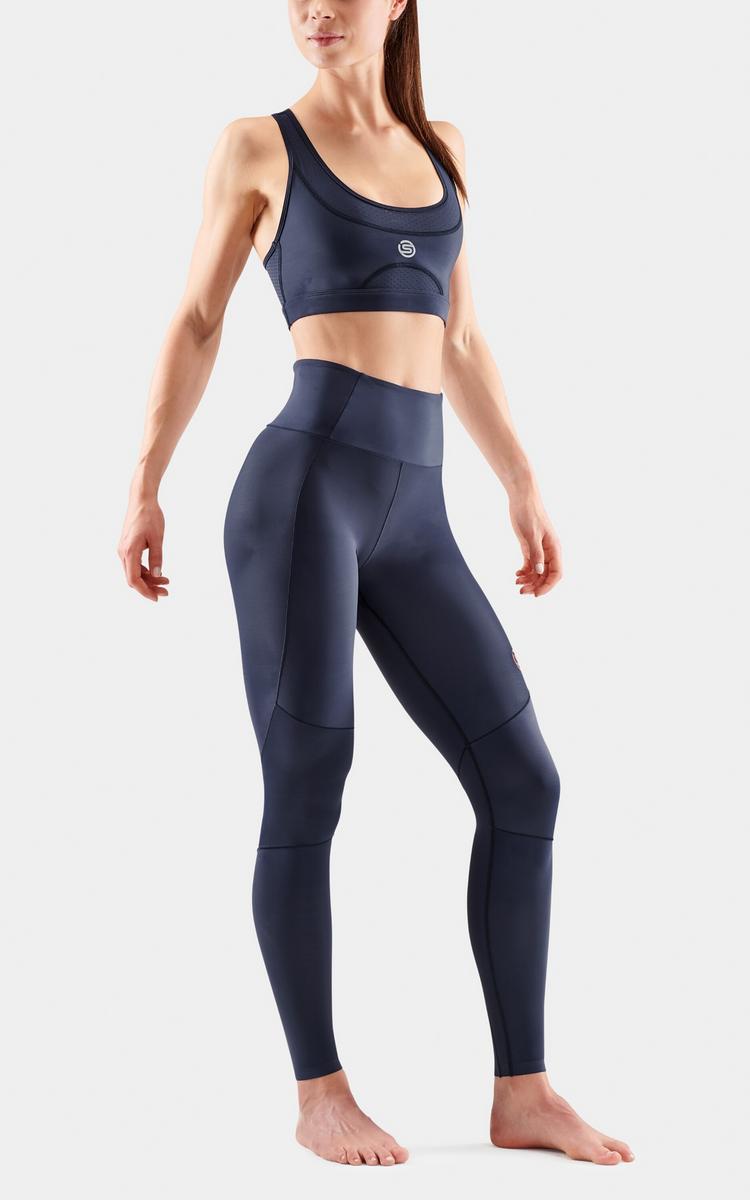 Skins Skins S5 Skyscraper Tights Damen - navy blue - 1 | SportScheck