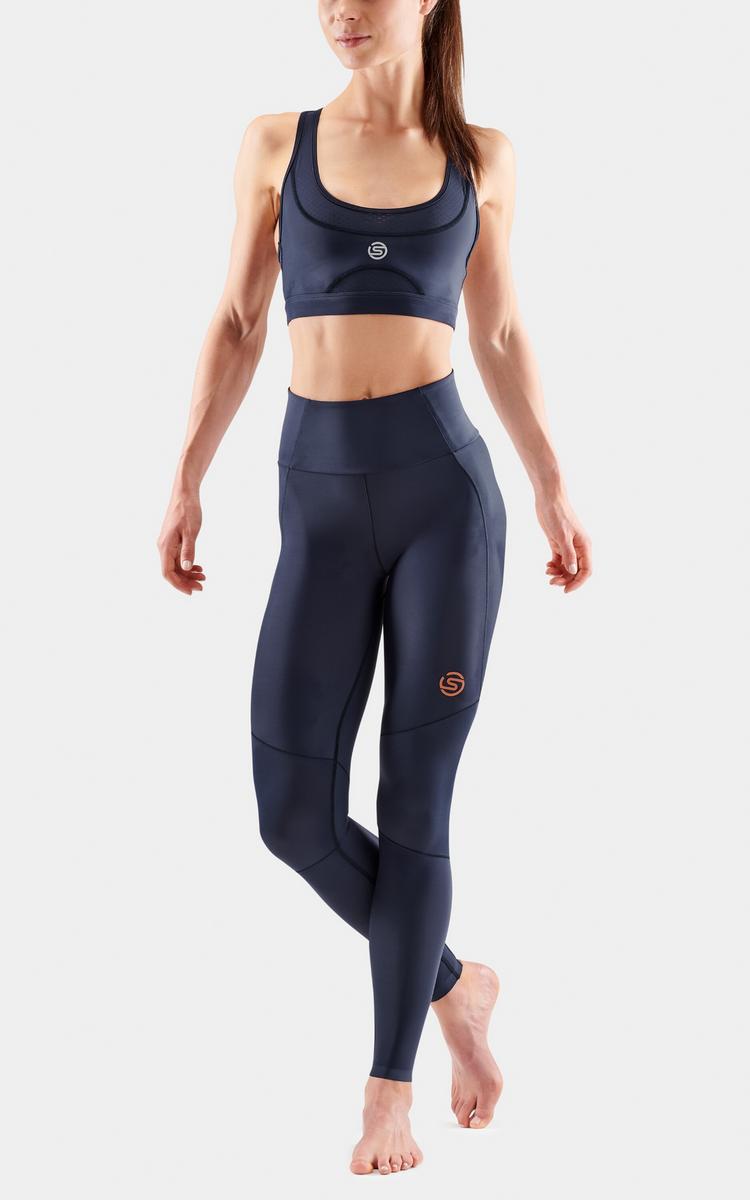 Skins Skins S5 Skyscraper Tights Damen - navy blue - 4 | SportScheck