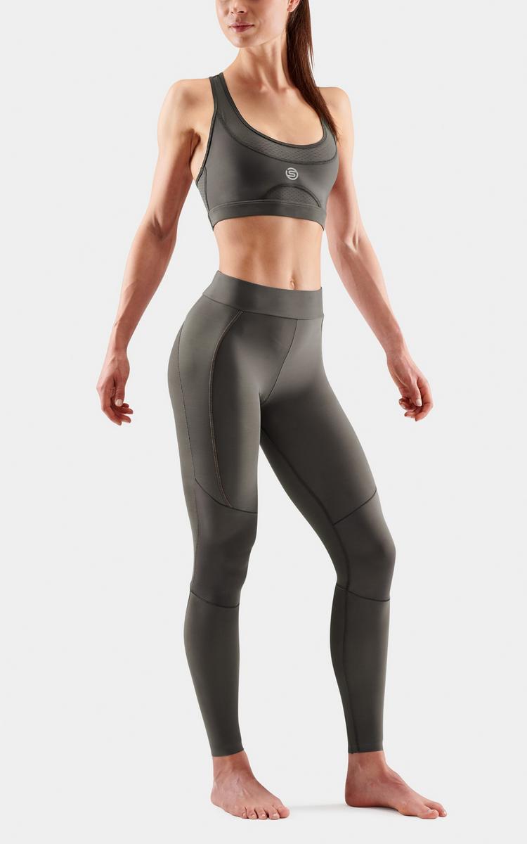 Skins Skins S5 Long Tights Tights Damen - charcoal - 1 | SportScheck