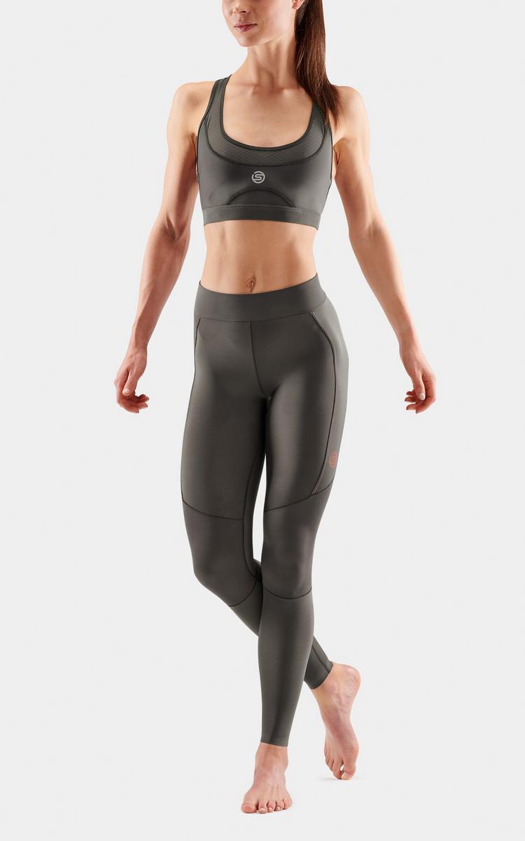 Skins Skins S5 Long Tights Tights Damen - charcoal - 4 | SportScheck
