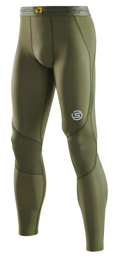 Skins S3 Long Tights Tights Herren khaki