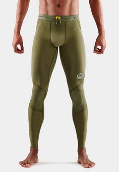 Rückansicht von Skins S3 Tights Herren khaki