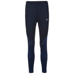 Nike Dri-FIT Strike Trainingshose Damen blau / weiß