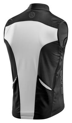 Rückansicht von Skins Windproof Vest Fahrradweste Herren graphite/black