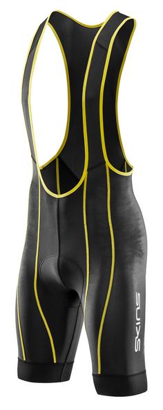 Skins Heritage Fahrradtights Herren black/zest