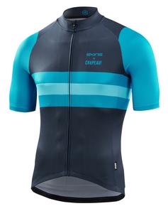 Skins Chapeau Fahrradtrikot Herren deep ocean