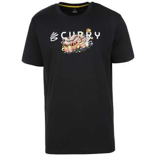 Under Armour Curry Trolly Heavyweight Basketball Shirt Herren schwarz / weiß