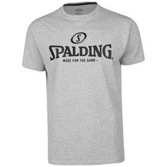 SPALDING Essential Logo Basketball Shirt Herren grau / schwarz