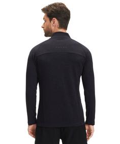 Rückansicht von Falke Langarmshirt Funktionsshirt Herren black (3008)