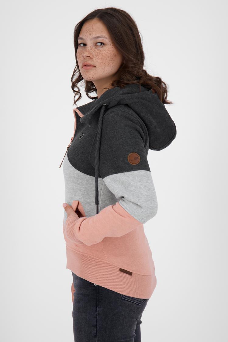 ALIFE AND KICKIN ALIFE AND KICKIN SteffiAK A Sweatjacke Damen - mahagonium melange - 1 | SportScheck