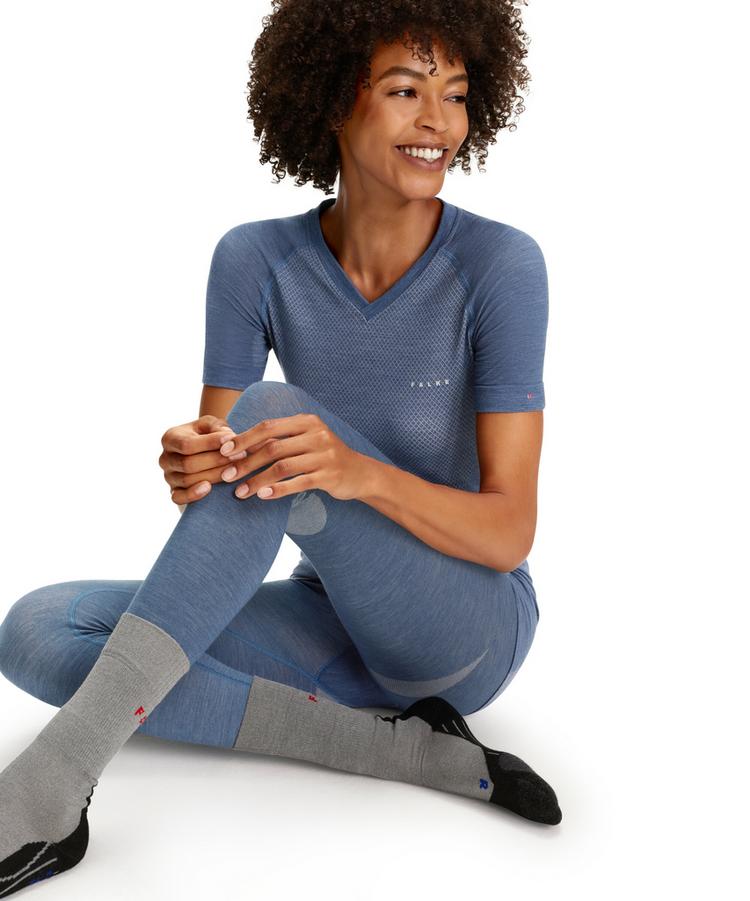 Falke Falke Light Shortsl. Shirt Regular T-Shirt Damen - capitain (6751) - 3 | SportScheck