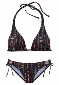 Buffalo Triangel-Bikini Bikini Set Damen - schwarz-bedruckt