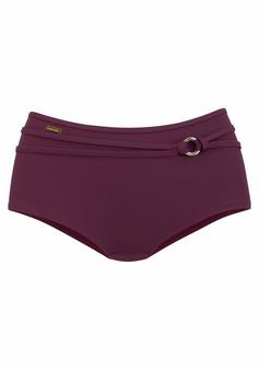 Lascana Bikini-Hotpants Bikini Hose Damen bordeaux