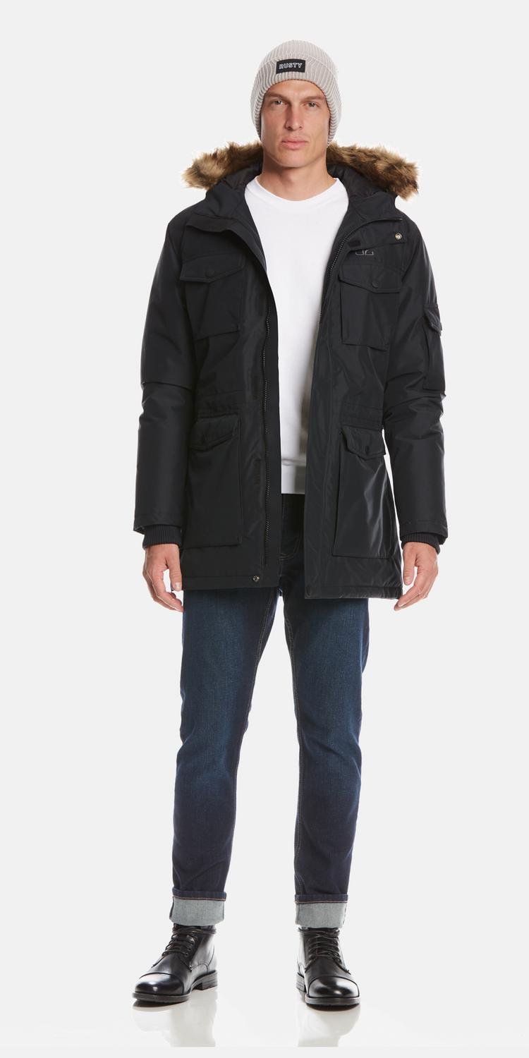 Jeff Green Jeff Green Mason Parka Herren - Deep Black - 3 | SportScheck