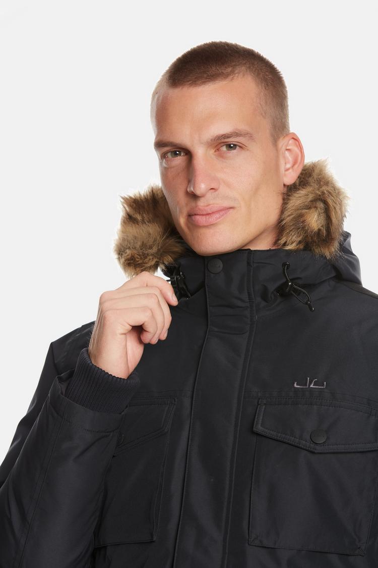 Jeff Green Jeff Green Mason Parka Herren - Deep Black - 9 | SportScheck