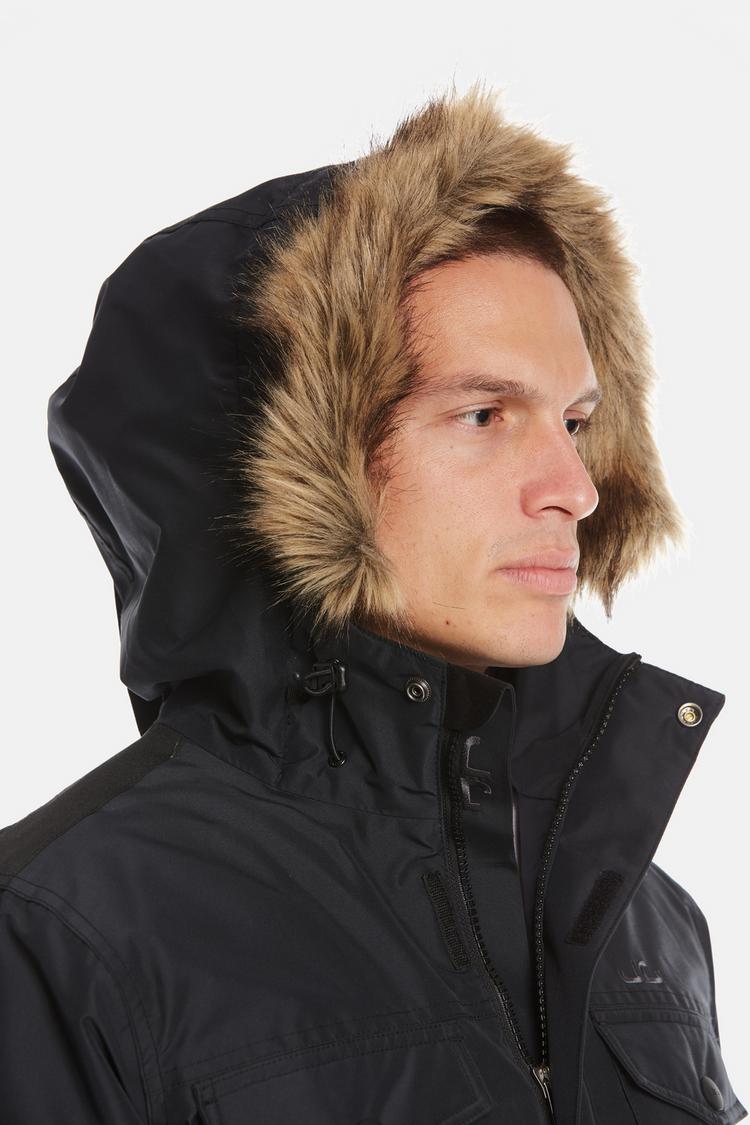 Jeff Green Jeff Green Mason Parka Herren - Deep Black - 10 | SportScheck