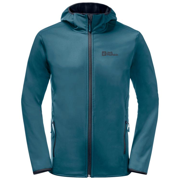 Jack Wolfskin Jack Wolfskin BORNBERG HOODY M Softshelljacke Herren - night blue - 0 | SportScheck