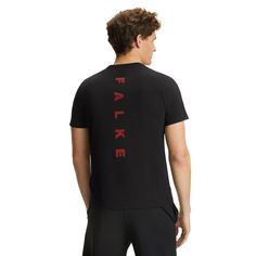 Rückansicht von Falke T-Shirt T-Shirt Herren black (3008)