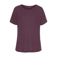 S.OLIVER T-Shirt T-Shirt Damen bordeaux